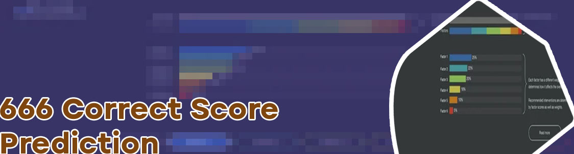 All football correct score prediction