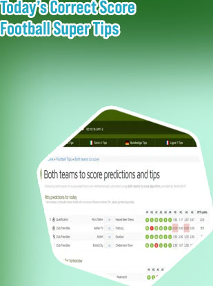 Correct score predictions sites today